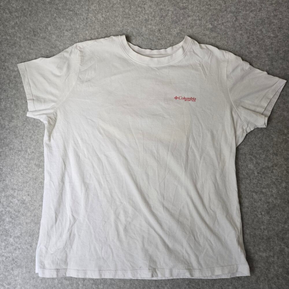 Columbia PFG Women's Logo Cotton Short Sleeve Lightweight T-Shirt - Size M
